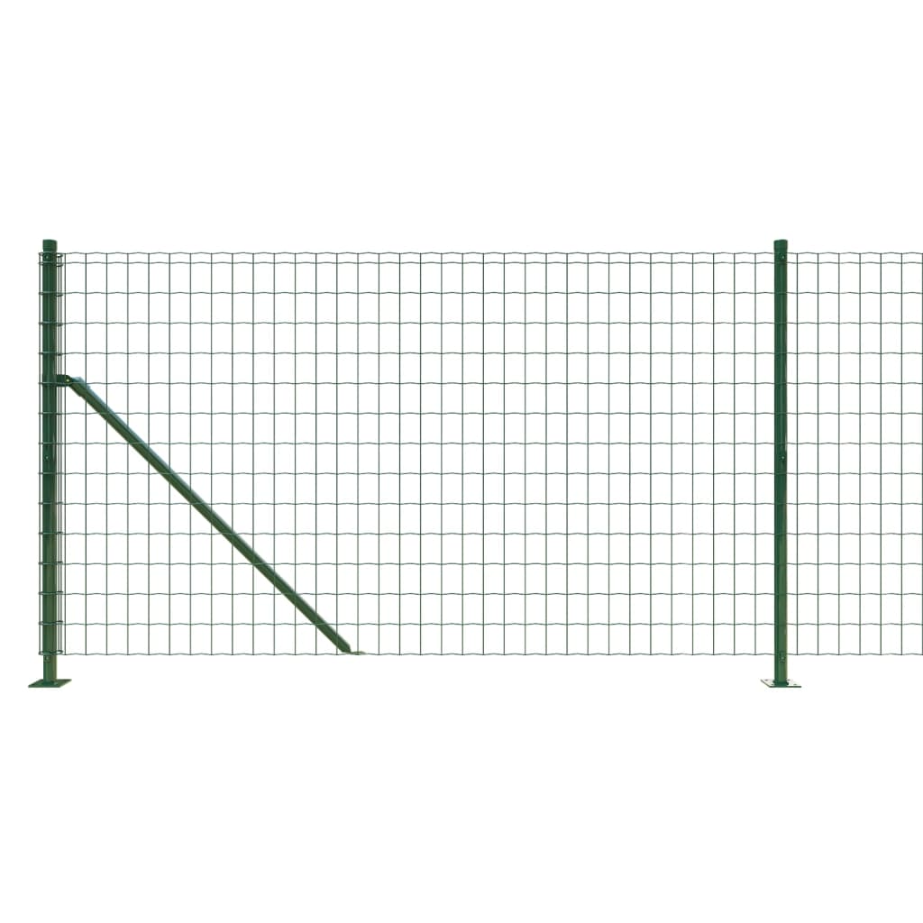 Cerca de alambre con brida verde 0,8x25 m