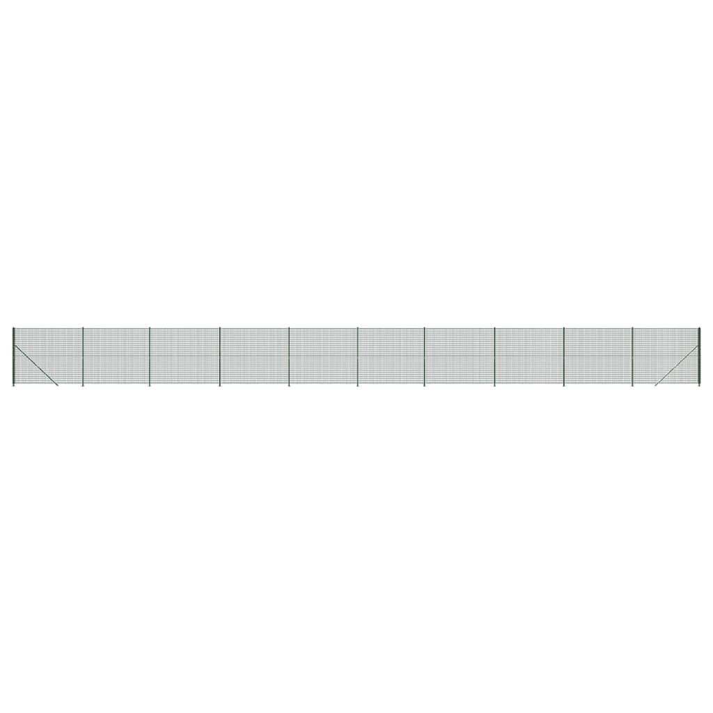 Cerca de alambre con brida verde 1,4x25 m