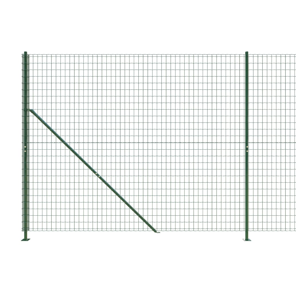 Cerca de alambre con brida verde 1,4x25 m