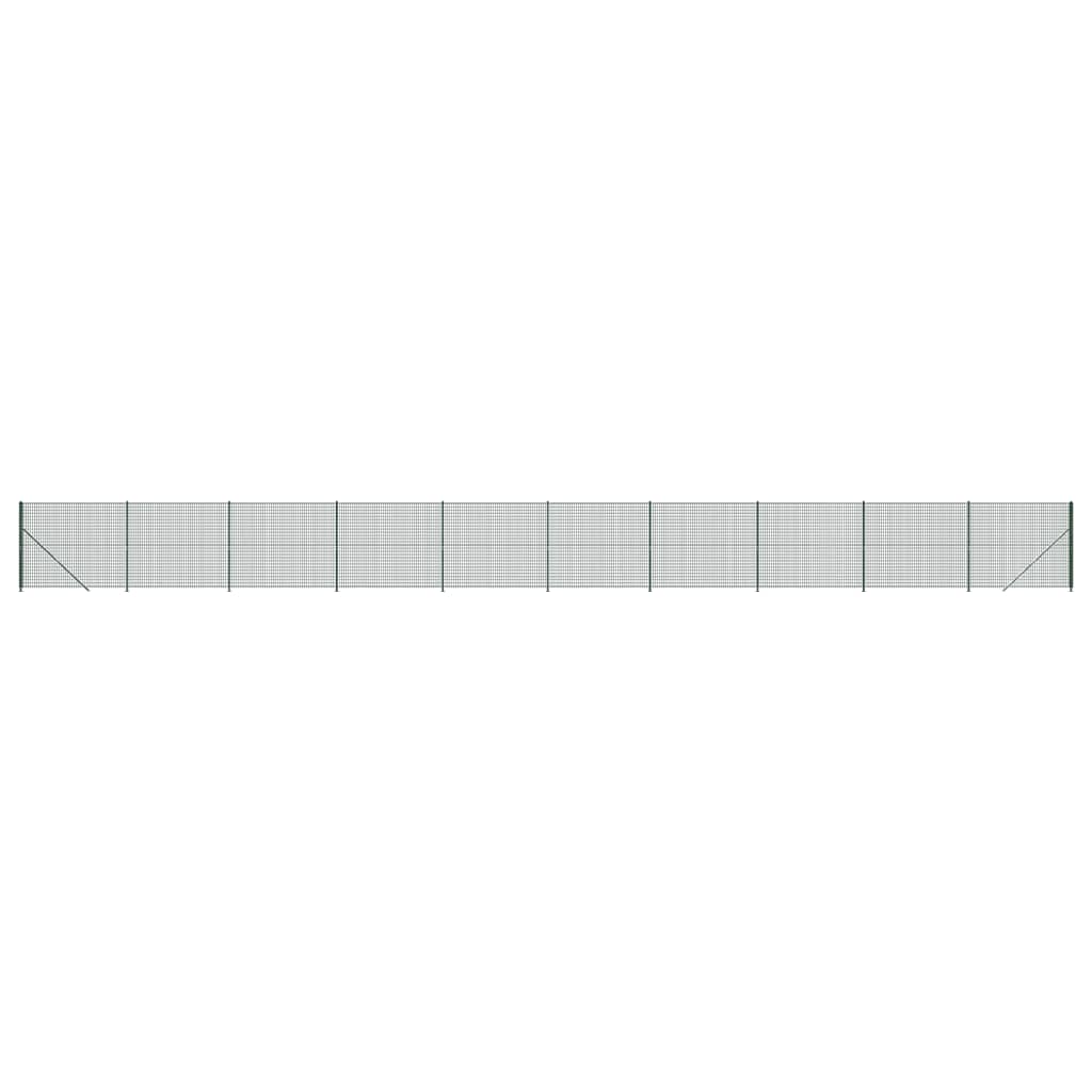 Cerca de alambre con brida verde 1,6x25 m