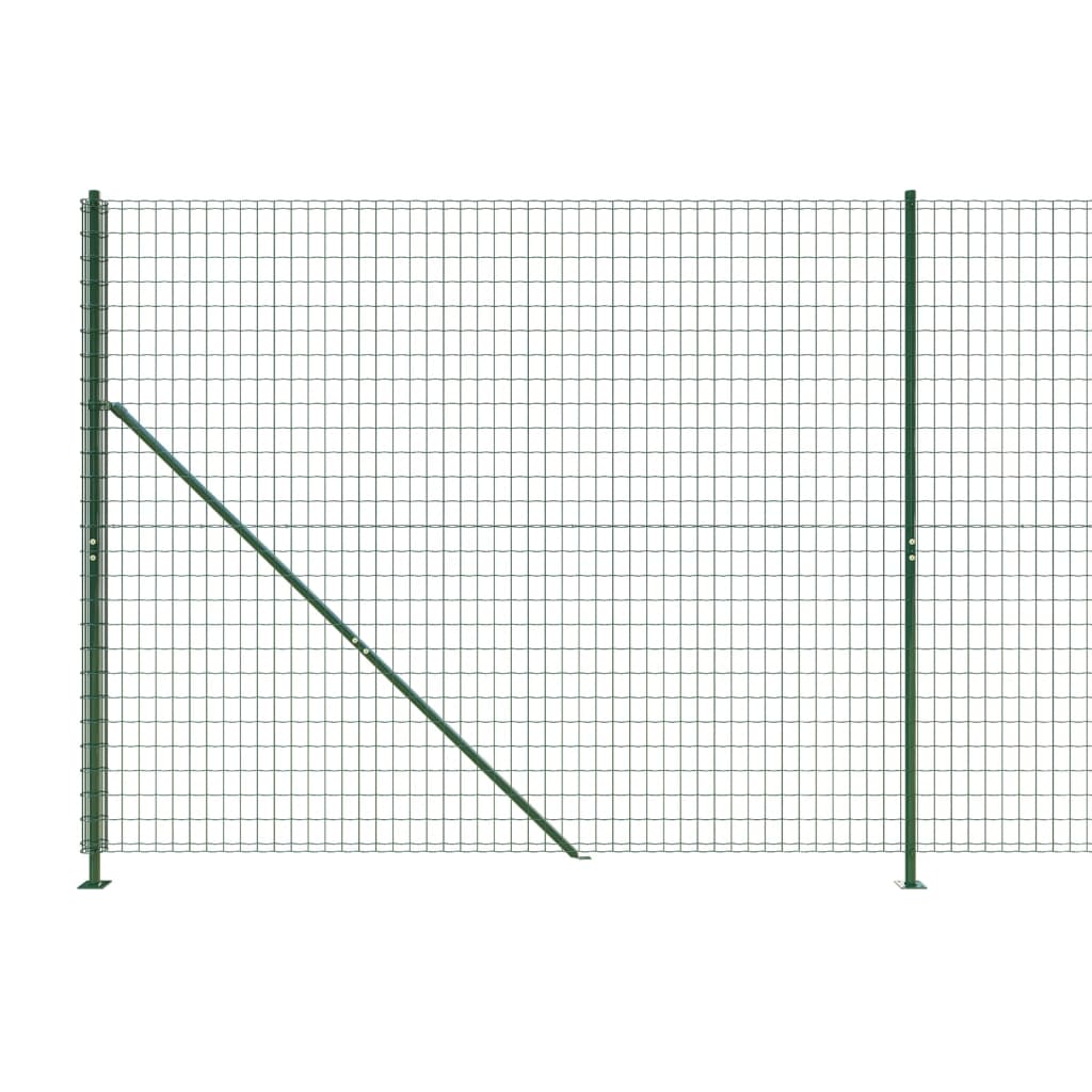 Cerca de alambre con brida verde 1,6x25 m