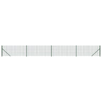Cerca de alambre con brida verde 1x10 m