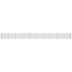 Cerca de alambre con brida gris antracita 1,6x25 m