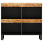 Armario auxiliar de madera maciza de mango 85x33x75 cm