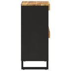 Armario auxiliar de madera maciza de mango 85x33x75 cm