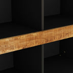 Armario auxiliar de madera maciza de mango 85x33x75 cm
