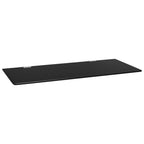 Panel privacidad urinario pared vidrio templado negro 90x40 cm