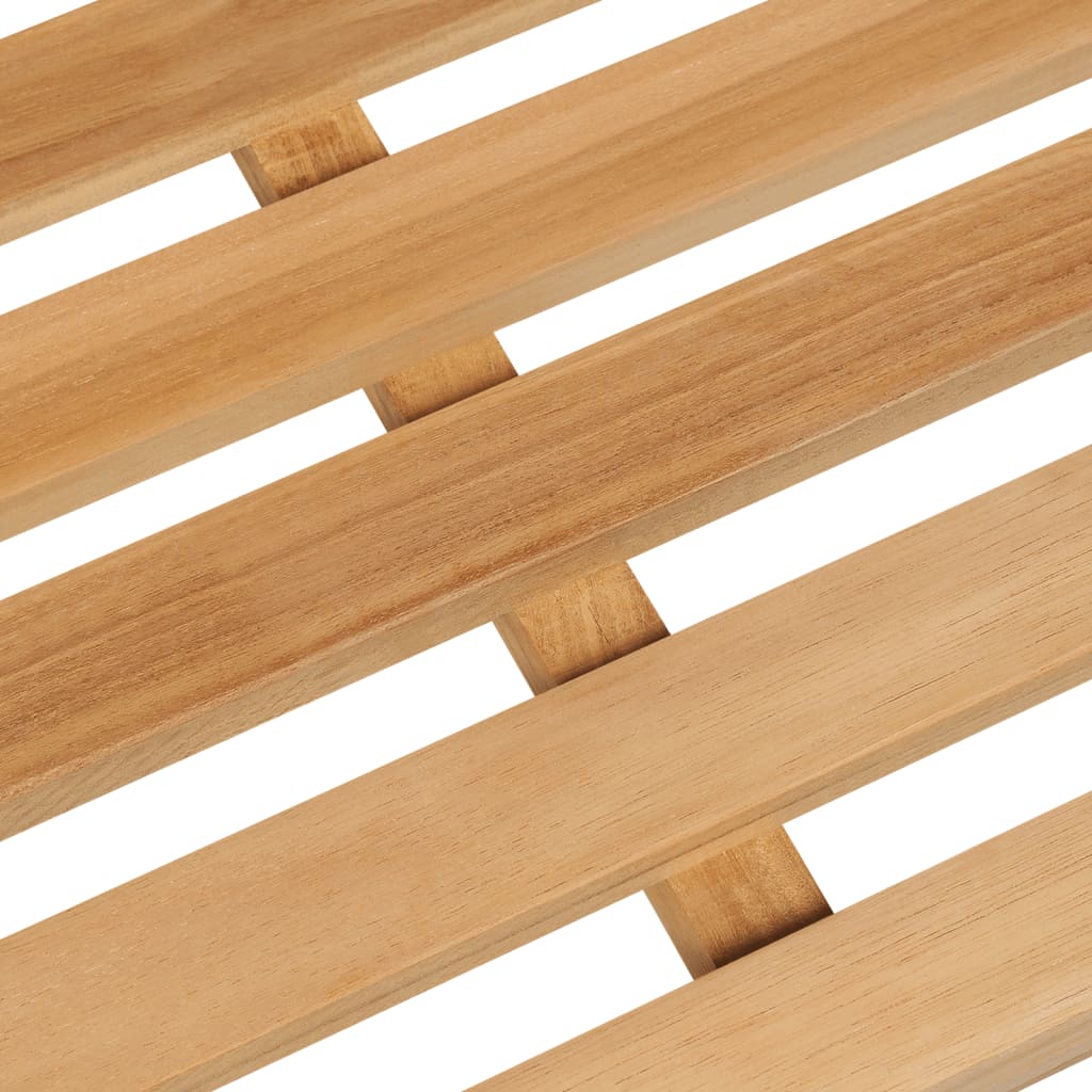Juego de comedor de jardín 4 piezas madera maciza de teca