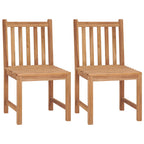 Juego de comedor de jardín 4 piezas madera maciza de teca