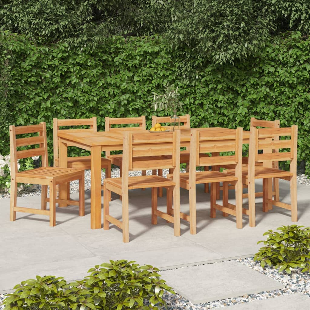 Sillas de jardín 4 unidades madera maciza de teca