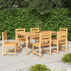 Juego de comedor de jardín 4 piezas madera maciza de teca