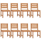 Juego de comedor para jardín 9 piezas madera maciza de teca