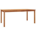 Juego de comedor para jardín 9 piezas madera maciza de teca