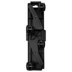 Plataformas móviles con 4 ruedas 10 uds PP negro 170 kg