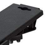 Plataformas móviles con 4 ruedas 10 uds PP negro 170 kg