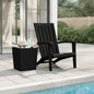 Cadeira de jardim Adirondack castanha clara 75x88,5x89,5 cm