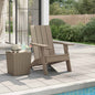 Cadeira de jardim Adirondack castanha clara 75x88,5x89,5 cm