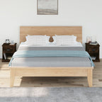 Mesita noche 2 uds madera contrachapada roble humo 39x39x47,5cm