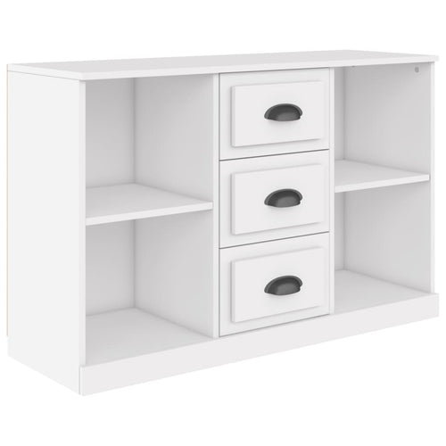 Aparador de contraplacado branco 104,5x35,5x67,5 cm