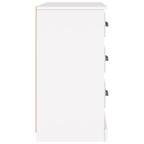 Aparador de madera contrachapada blanco 104,5x35,5x67,5 cm