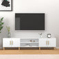 Mueble de TV blanco 180x31,5x40 cm madera de ingeniería