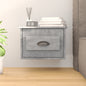 White wall-mounted bedside table 41.5x36x53 cm