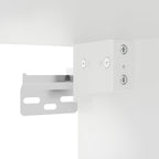 Mesita de noche de pared blanca 41,5x36x53 cm