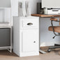 Auxiliary chest of drawers white plywood 40x50x75 cm