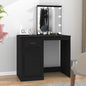 LED Dressing Table Plywood White 90x50x132.5 cm