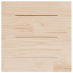 Tablero de mesa cuadrado de madera maciza de pino 70x70x2,5 cm