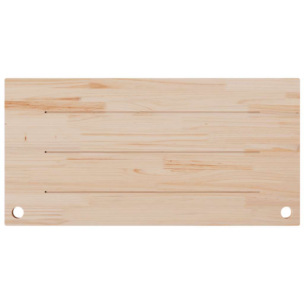 Tablero de escritorio madera maciza de pino 100x50x2,5 cm