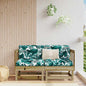 Corner sofas with cushions 2 pcs impregnated pine wood