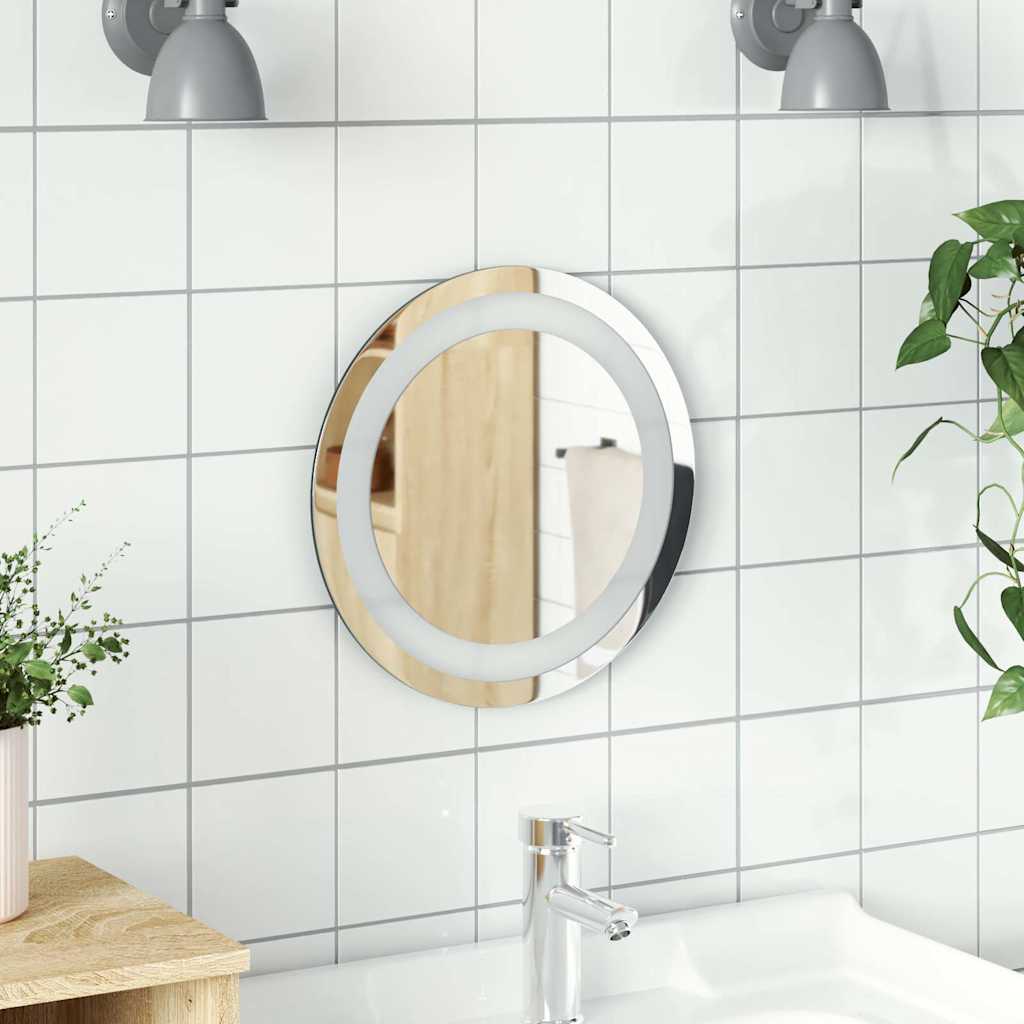 Espejo de baño LED ovalado 100x45 cm
