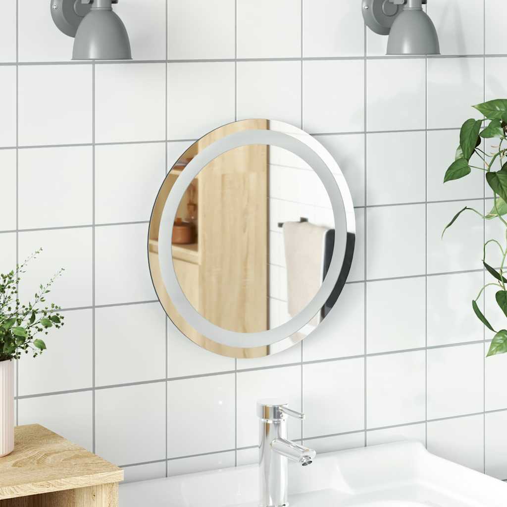 Espejo de baño LED ovalado 100x45 cm