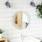 Espejo de baño LED ovalado 100x45 cm