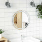 Espejo de baño LED ovalado 100x45 cm
