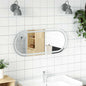 Espejo de baño LED ovalado 100x45 cm