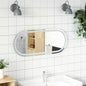 Espejo de baño LED ovalado 100x45 cm