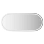 Espejo de baño LED ovalado 100x45 cm