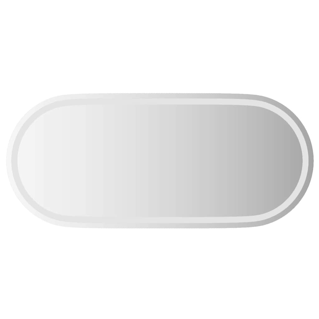 Espejo de baño LED ovalado 100x45 cm