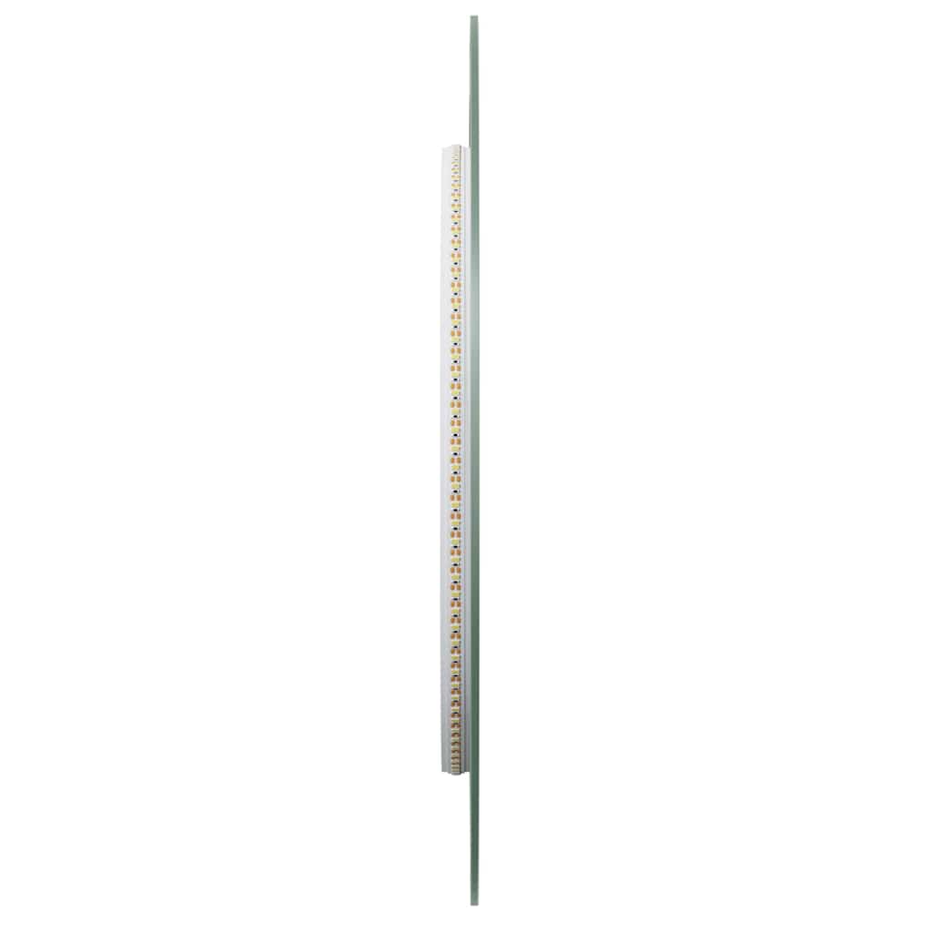 Espejo de baño LED ovalado 100x45 cm