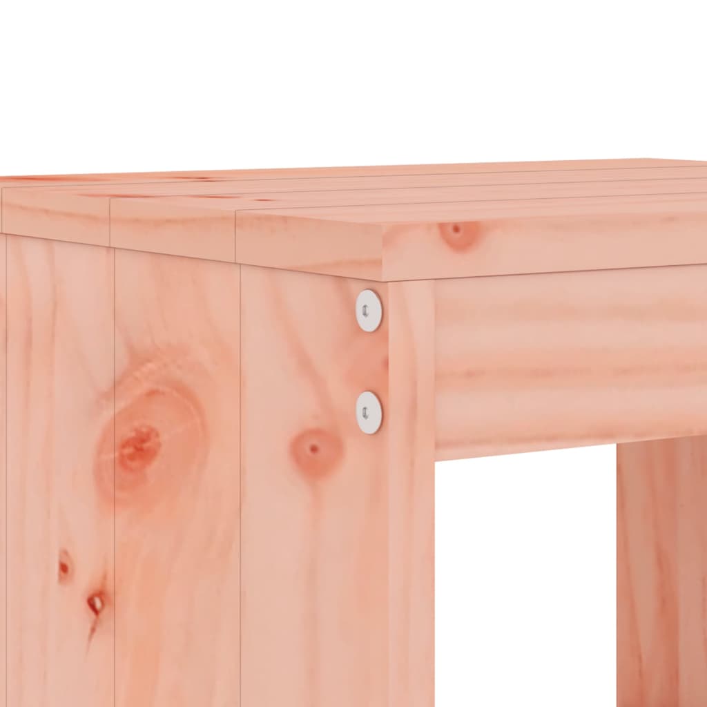 Juego de muebles de jardín 7 pzas madera maciza abeto Douglas