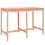 Juego de muebles de jardín 7 pzas madera maciza abeto Douglas