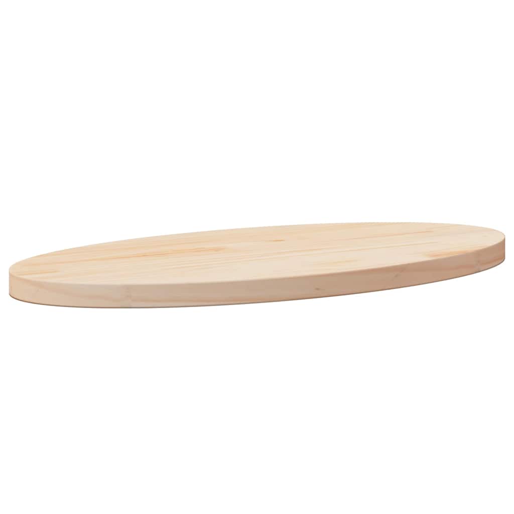 Tablero de mesa ovalado madera maciza de acacia 100x40x2,5 cm