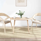 Tablero de mesa ovalado de madera maciza de pino 100x50x2,5 cm