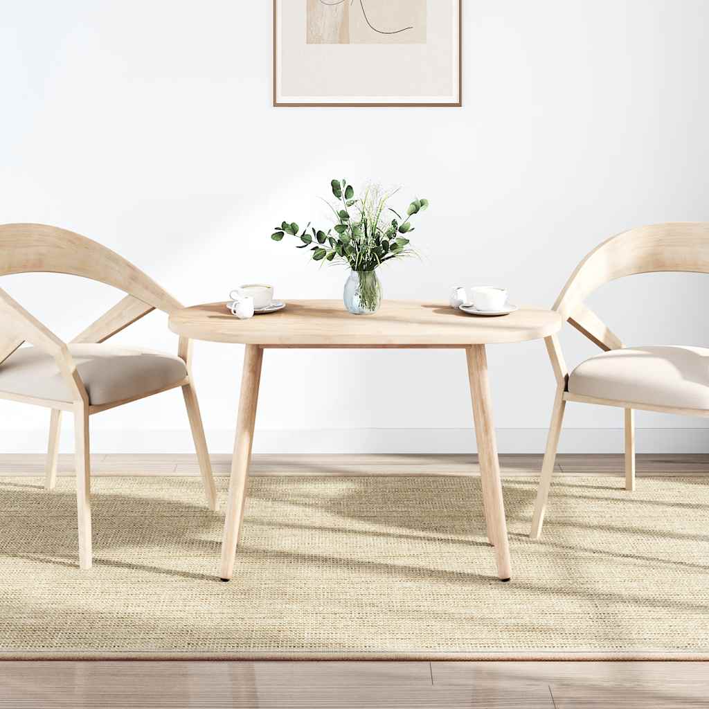 Tablero de mesa ovalado de madera maciza de pino 100x50x2,5 cm
