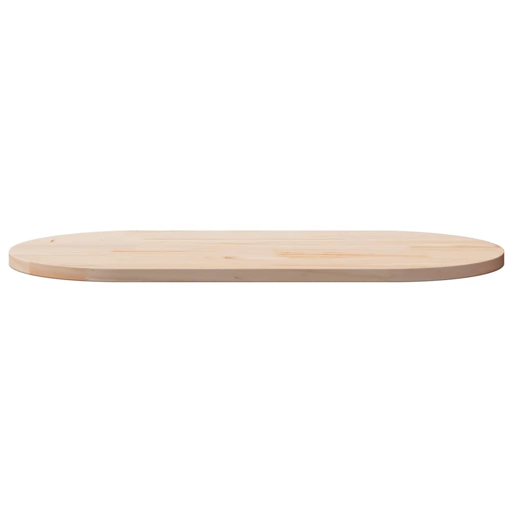 Tablero de mesa 110x55x2,5 cm Madera maciza de pino ovalada