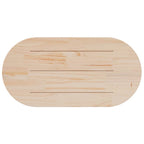 Tablero de mesa 110x55x2,5 cm Madera maciza de pino ovalada
