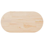 Tablero de mesa 110x55x2,5 cm Madera maciza de pino ovalada