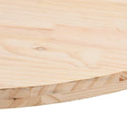 Tablero de mesa 110x55x2,5 cm Madera maciza de pino ovalada